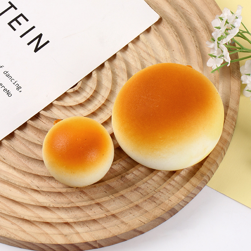 Golden Steamed Bun Slow-Rising Squishy Toy