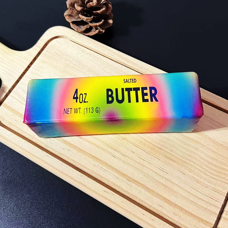Rainbow Butter Bar Slow-Rising Squishy Toy