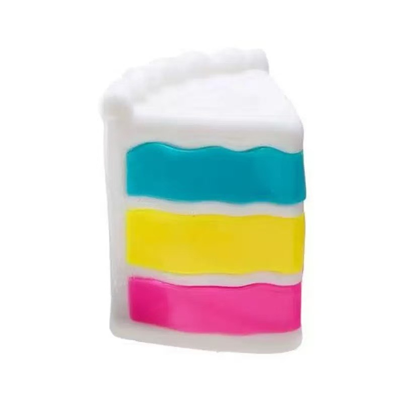 Rainbow Sandwich Cake Squishy Toy