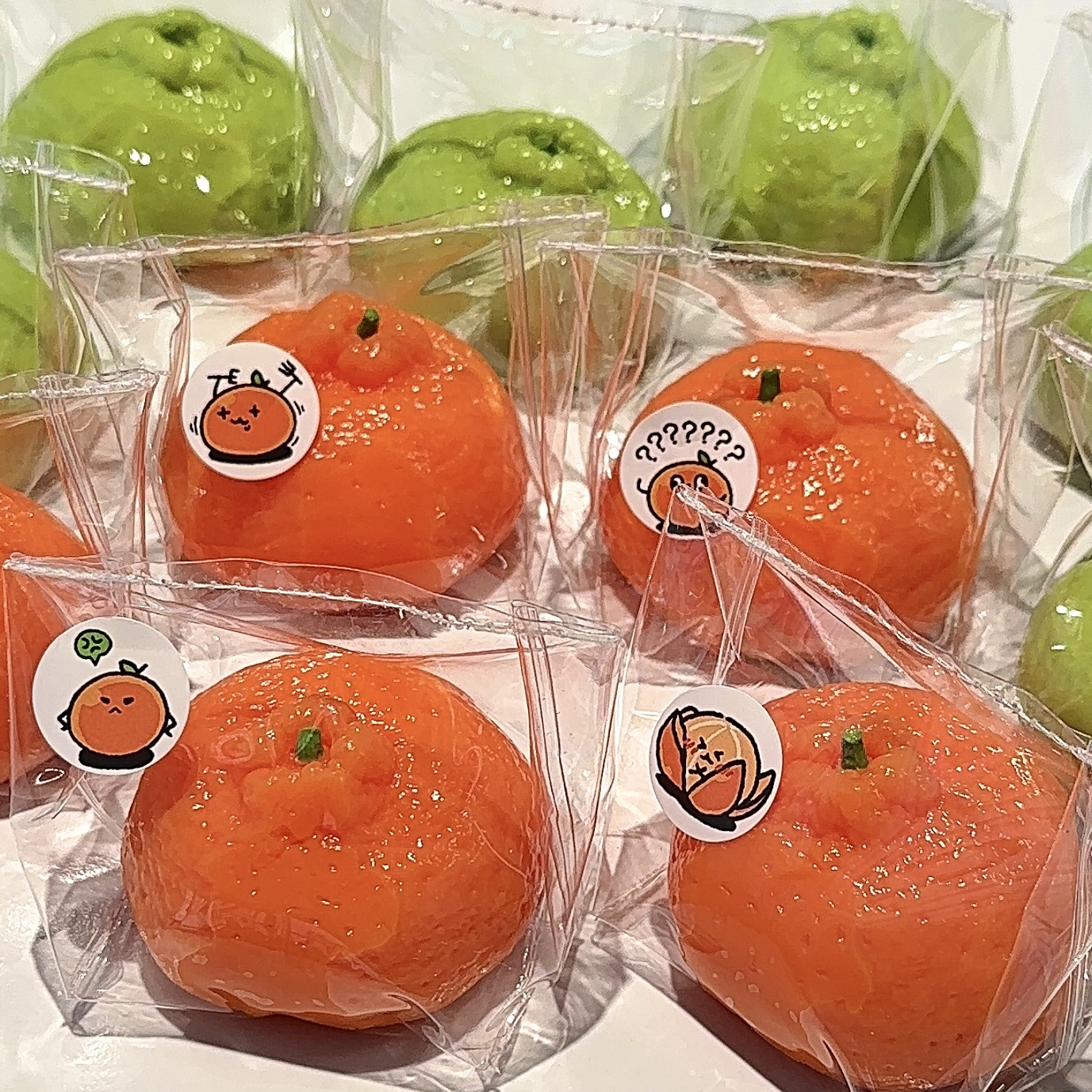 Realistic Mandarin Orange Squishy Toy